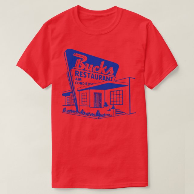 T-shirt Restaurant Bucks (Design devant)