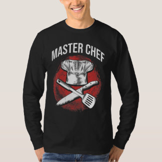 T-shirt Restaurant Cuisine Chef Master Amateurs de Cuisine