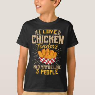 T-shirt Restaurant de cuisine de poulet frit aimé par les 