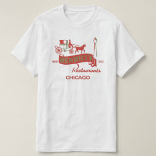 T-shirt Restaurant Henrici, Chicago, IL 1868-1962