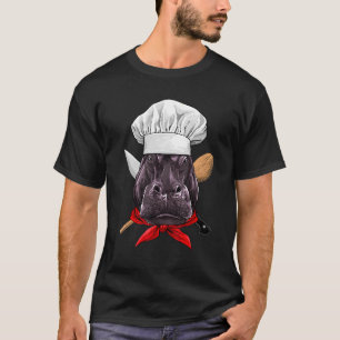 T-shirt Restaurant Hippopotamus Chef Cuisine culinaire Cui