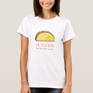 T-shirt Restaurant Mexicain Moderne pour Entreprise