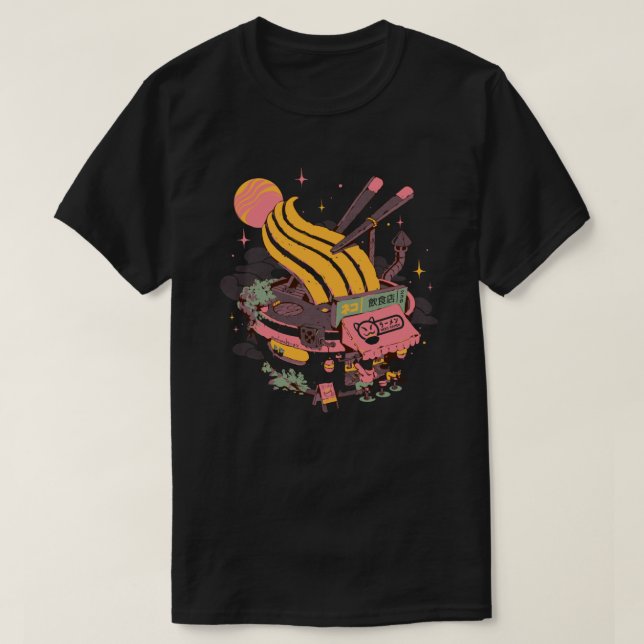 T-shirt "Restaurant Ramen Bowl" par ilustrata (Design devant)