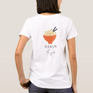 T-shirt Restaurant Ramen/Japonais Blanc Moderne Entreprise