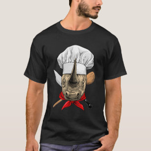 T-shirt Restaurant Rhinoceros Chef Cuisine Cuisine Cuisine