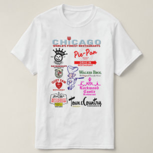 T-shirt Restaurants Chicagoland favoris, v3.