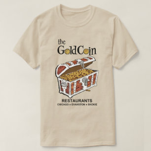 T-shirt Restaurants Gold Coin, Chicago, Evanston, Skokie