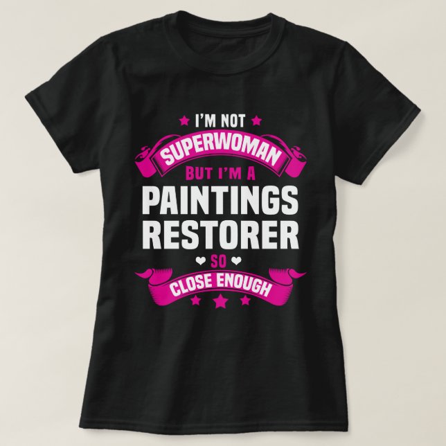 T-shirt Restaurateur de peintures (Design devant)