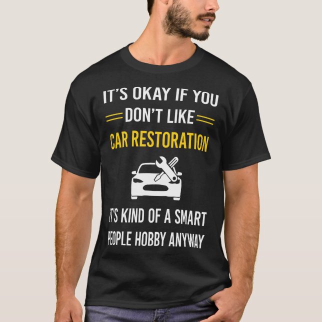 T-shirt Restauration automobile Smart People (Devant)