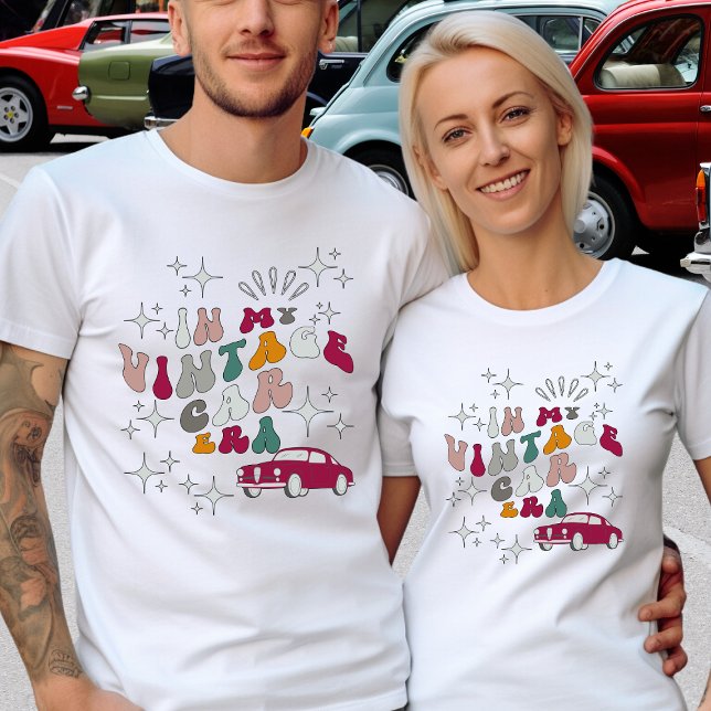 T-shirt Restauration du texte personnalisé du véhicule Vin (Créateur téléchargé)