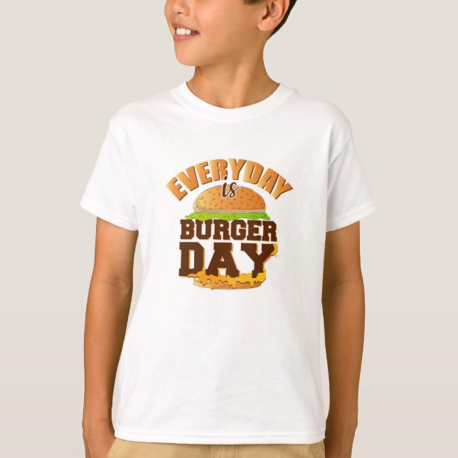 T-shirt Restauration rapide Burger Fromage Drôle Manger Fo (Devant)