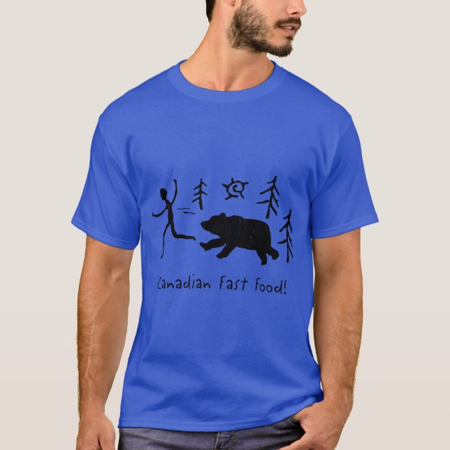 T-shirt Restauration rapide canadienne (Devant)