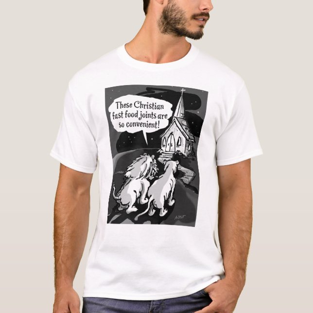 T-shirt Restauration rapide pour les lions ! -T-shirts (Devant)