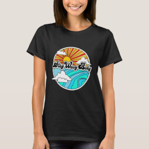 T-shirt Reste Onde Bébé Vintage Rétro Hippies Surfeur 60 7