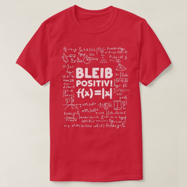 T-shirt Reste positif Math (Design devant)