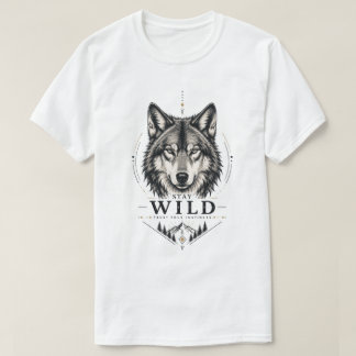 T-shirt Reste Sauvage – Fais Confiance à Tes Instincts