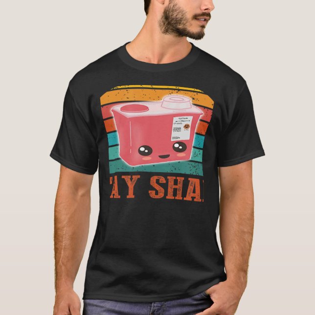 T-shirt Reste Sharp IV RN Nurse Squad Nurse Sharps Conta (Devant)