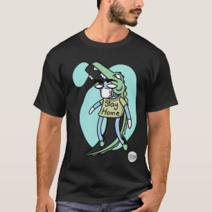 T-shirt Rester à la maison