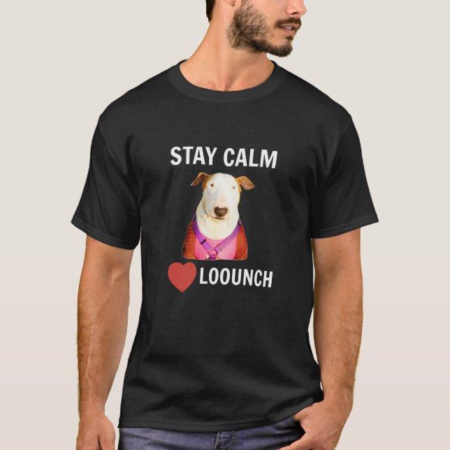 T-SHIRT RESTER CALME - LOVE LOOUNCH (Devant)