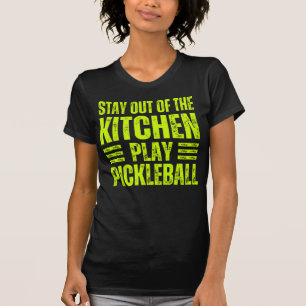 T-shirt rester hors de la cuisine jouer au pickleball