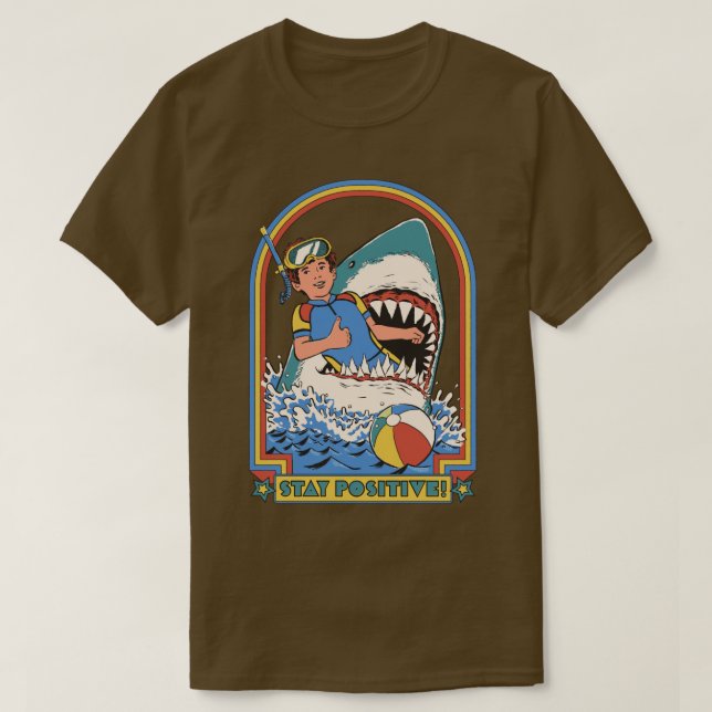 T-shirt Rester positif 1 (Design devant)