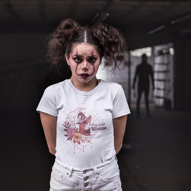 T-shirt Rester Sorcières sauvages Halloween Famille Corres (Halloween Family Matching T-Shirt )