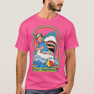 T-shirt Rester une broche positive