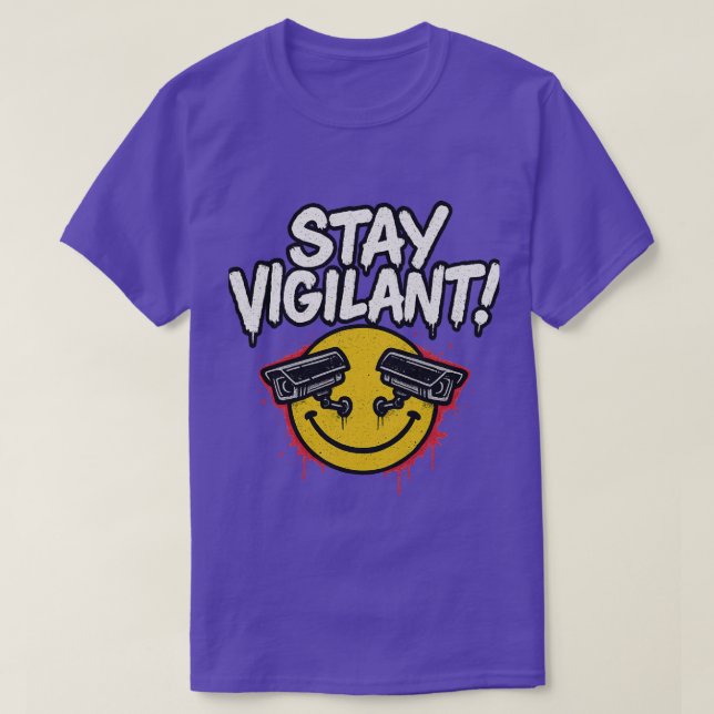 T-SHIRT RESTER VIGILANT - BSQS (Design devant)