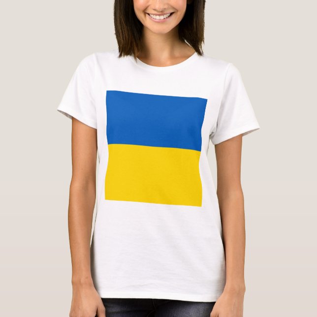 T-SHIRT RESTEZ AVEC L'UKRAINE ! (Devant)