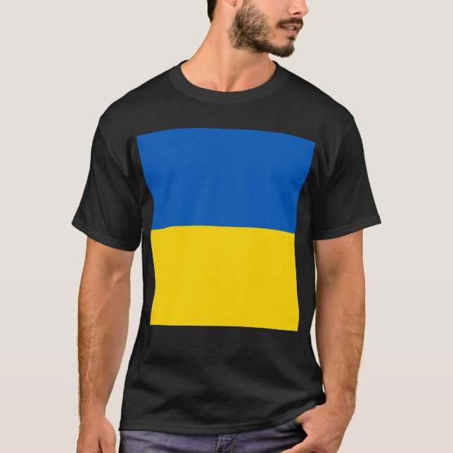 T-SHIRT RESTEZ AVEC L'UKRAINE ! (Devant)