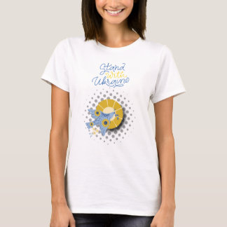 T-shirt Restez avec l'Ukraine - Montrez votre soutien