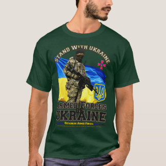 T-shirt Restez avec l'Ukraine Ukraine Ukraine 1