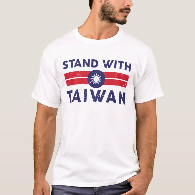 T-shirt Restez avec taïwan (Devant)