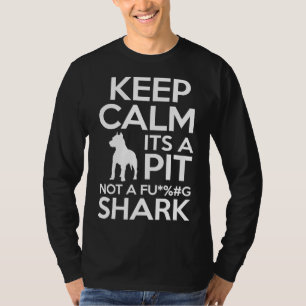 T-shirt Restez Calme C'Est Un Chien À Chien À Chien À Chie