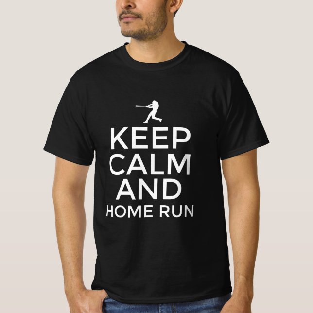 T-shirt Restez calme et à la maison (Devant)