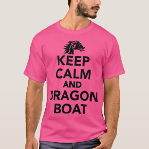 T-shirt Restez calme et Bateau Dragon