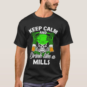 T-shirt Restez calme et buvez comme un Jour de la Saint Pa