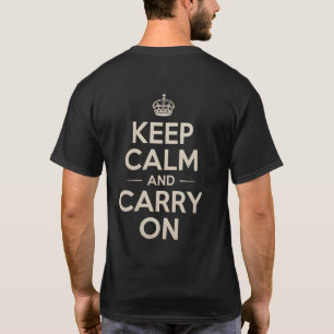 T-shirt Restez Calme Et Continuez Sur Citation