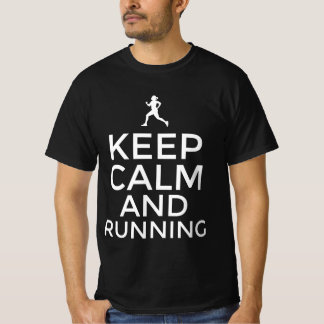 T-shirt Restez calme et courrez