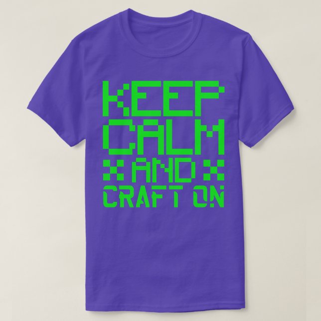 T-shirt Restez calme et embarquez (Design devant)