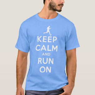 T-shirt Restez calme et exécutez sur DSMale