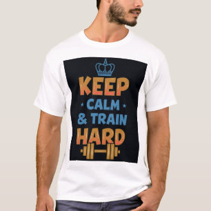 T-shirt Restez calme et formez dur