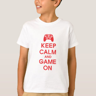 T-shirt Restez calme et jouez