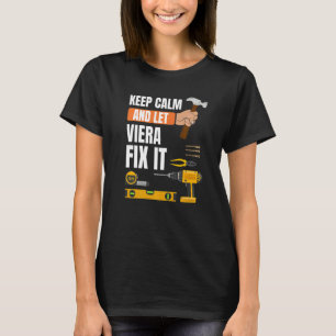 T-shirt Restez Calme Et Laissez Viera Le Corriger Handyman