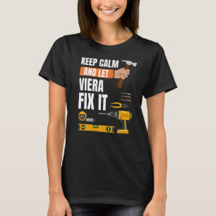 T-shirt Restez Calme Et Laissez Viera Le Corriger Handyman