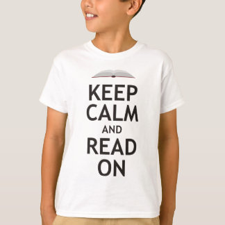 T-shirt Restez calme et lisez sur