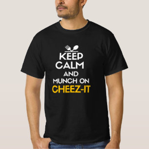 T-shirt Restez calme et munissez-vous de cheez-it