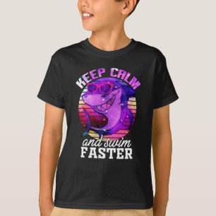 T-shirt Restez Calme Et Nagez Plus Rapidement