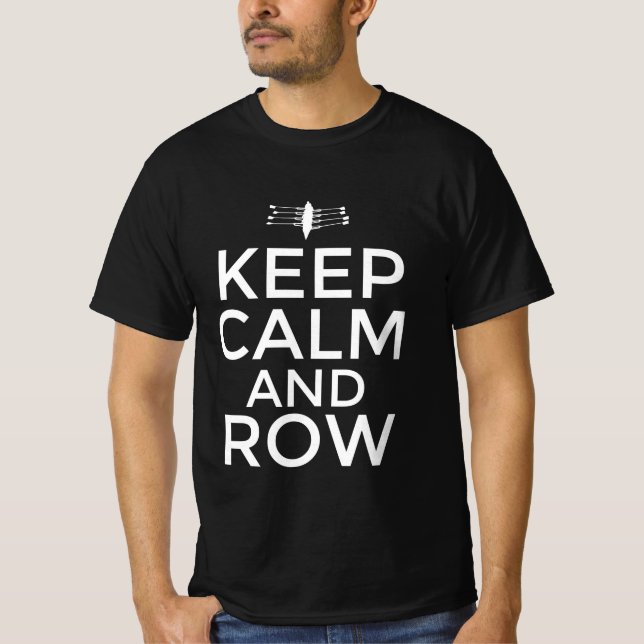 T-shirt Restez calme et rangez (Devant)