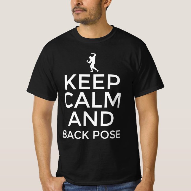 T-shirt Restez calme et reposez (Devant)